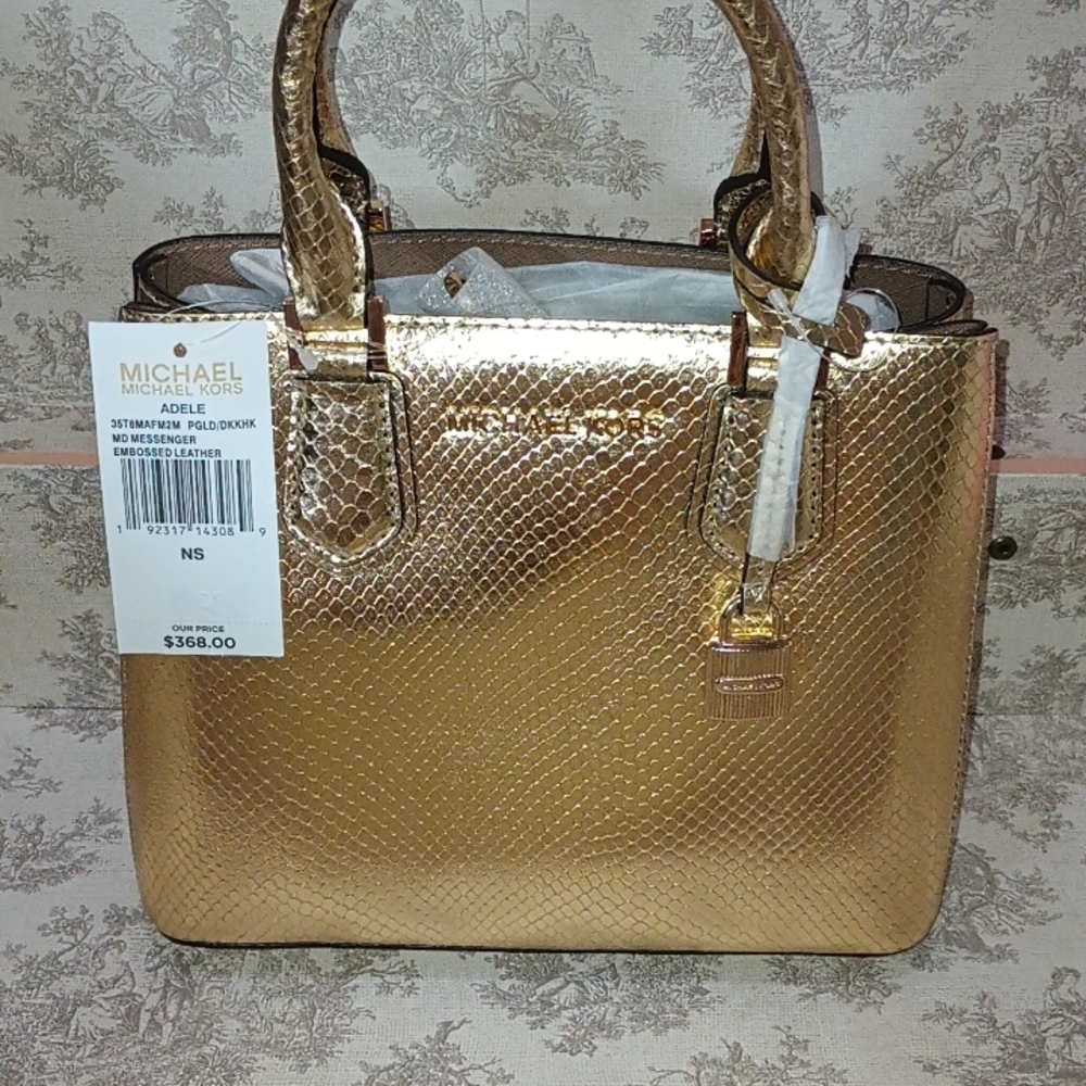 Michael Kors Adele Gold Women's Bag